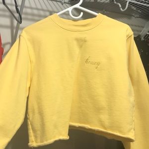 Brandy Melville honey yellow sweatshirt